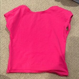 Vibrant Pink backless Top